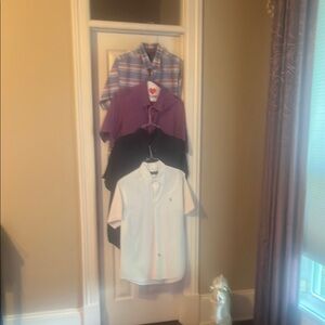 White  and blue Polo Shirts with Logo/1 Banana Republic /1 Empra XL